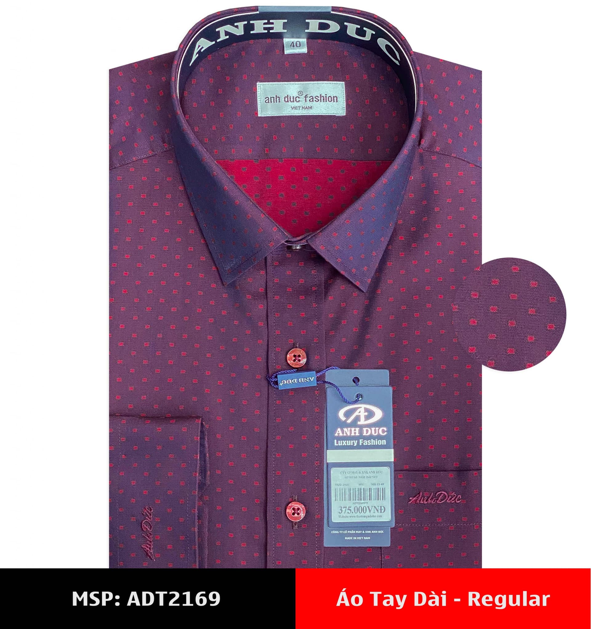 Áo Sơ Mi Dài Tay – Regular