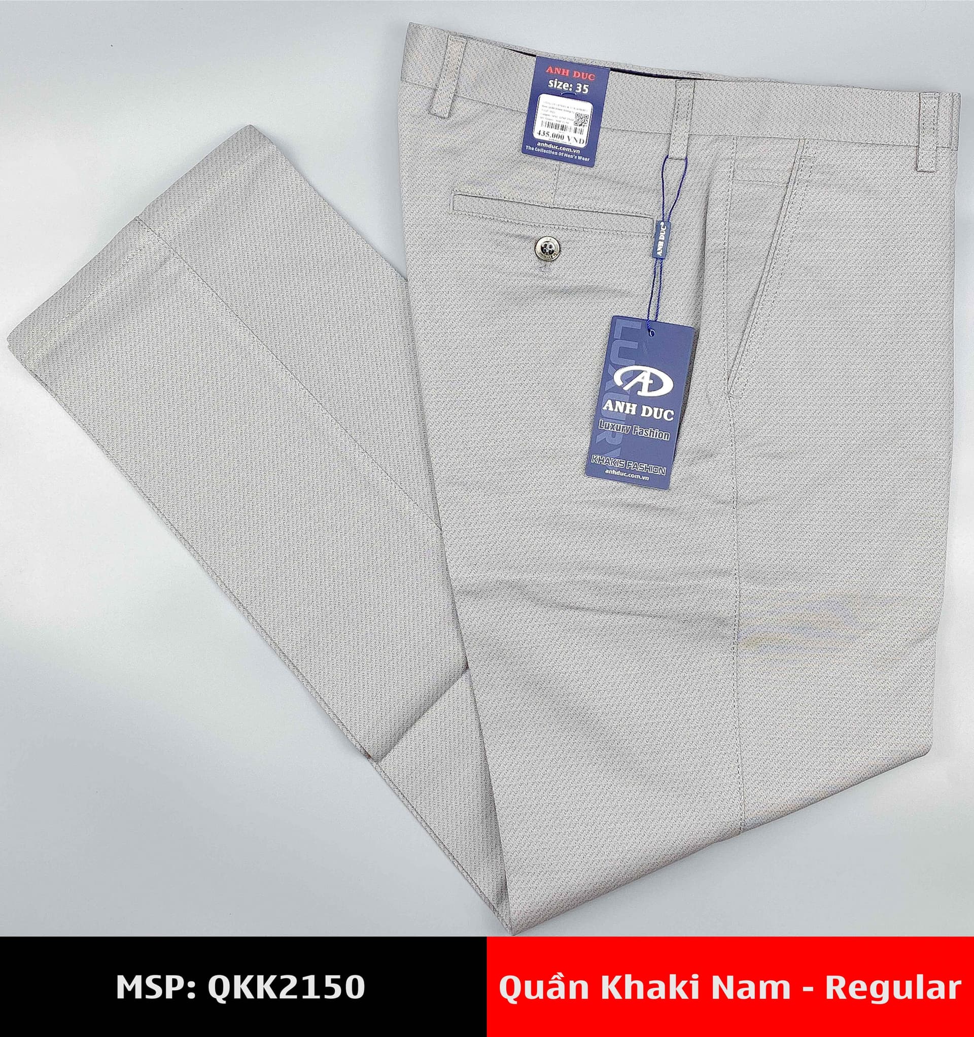 Quần Khakis Nam – Regular