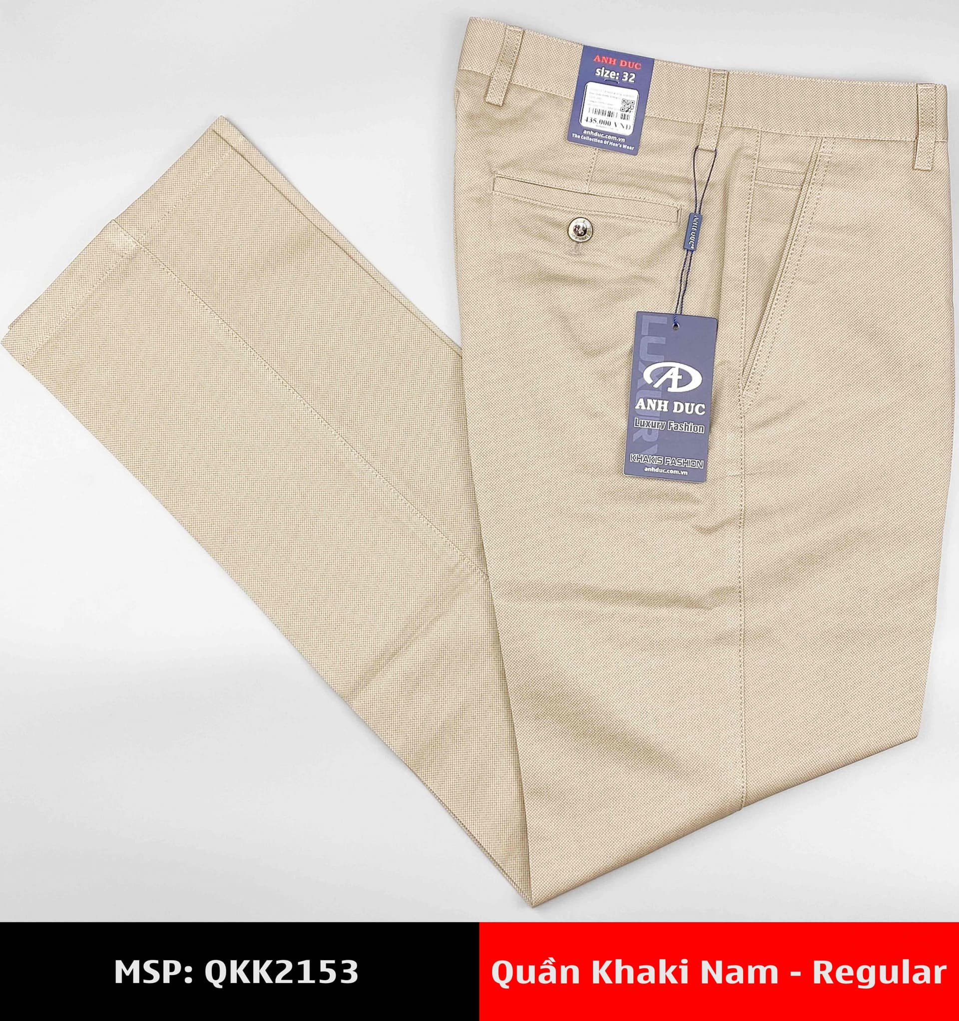 Quần Khakis Nam – Regular