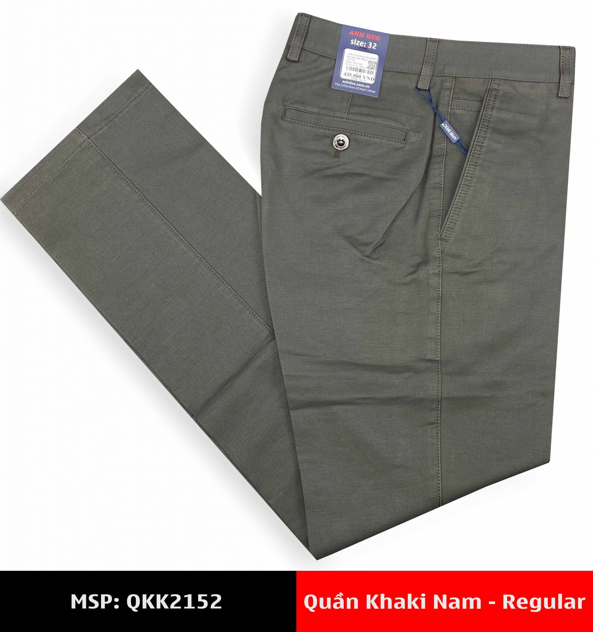 Quần Khakis Nam – Regular