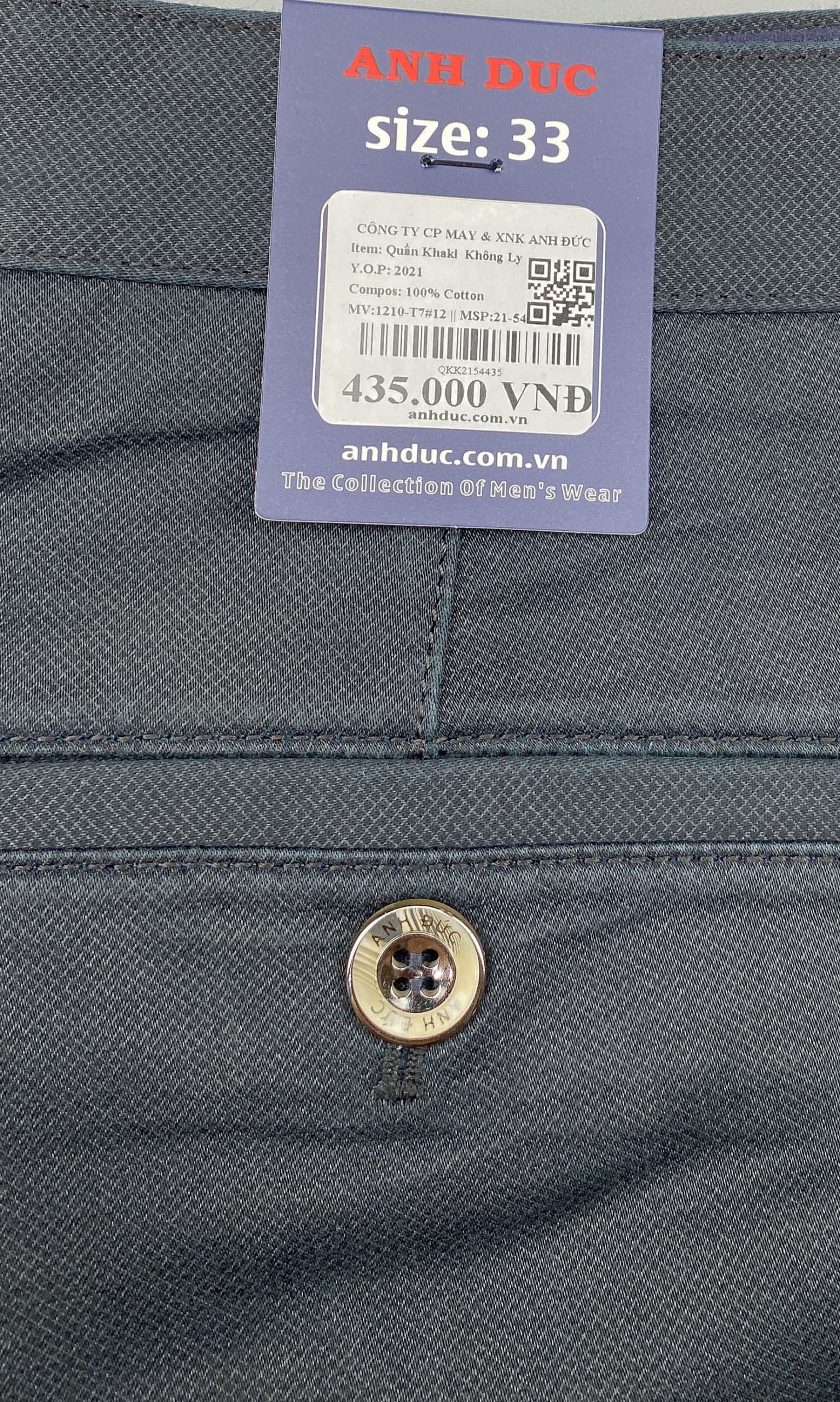 Quần Khakis Nam – Regular