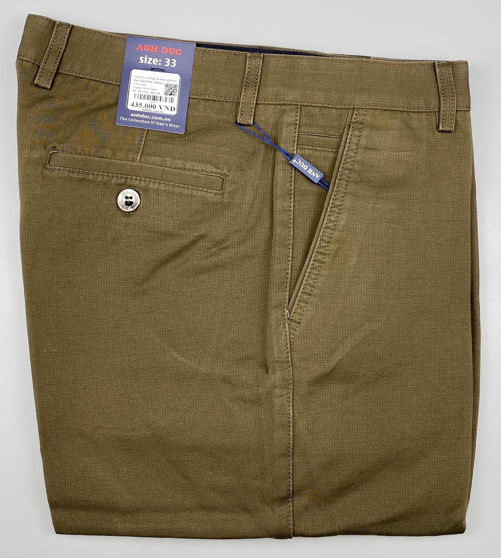 Quần Khakis Nam – Regular