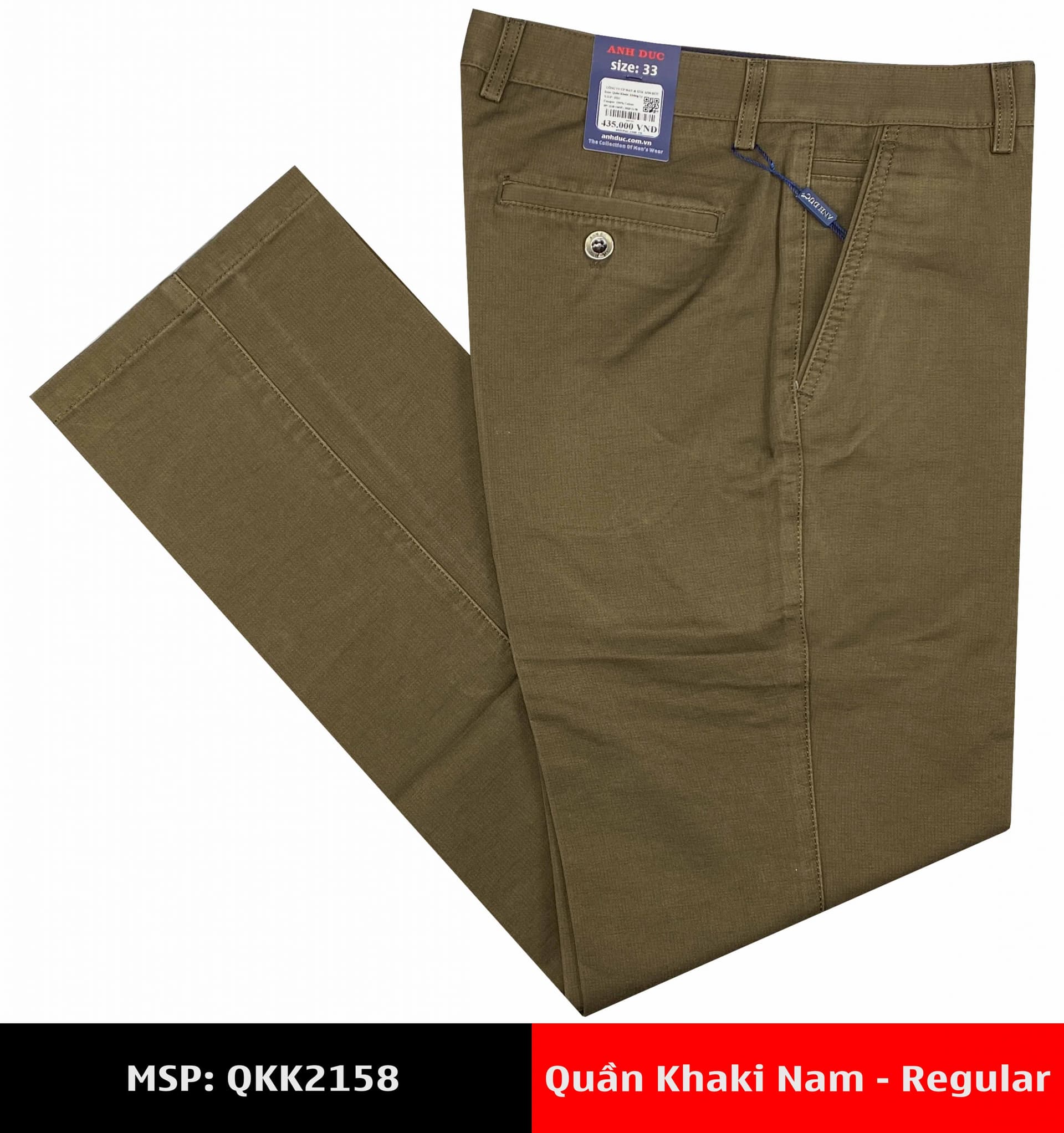 Quần Khakis Nam – Regular