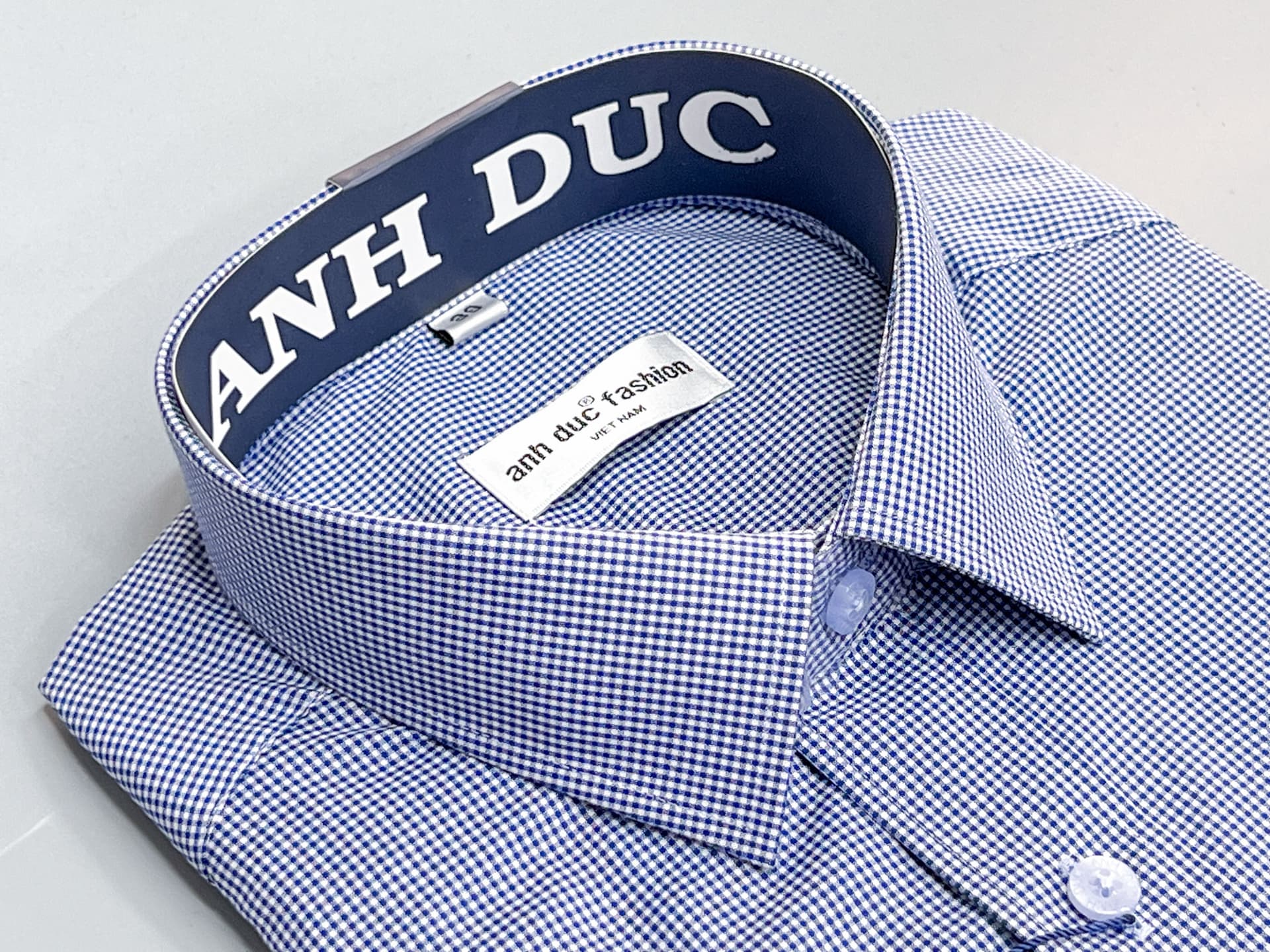 Áo Sơ Mi Nam Tay Ngắn Vạt Ngang Anh Đức