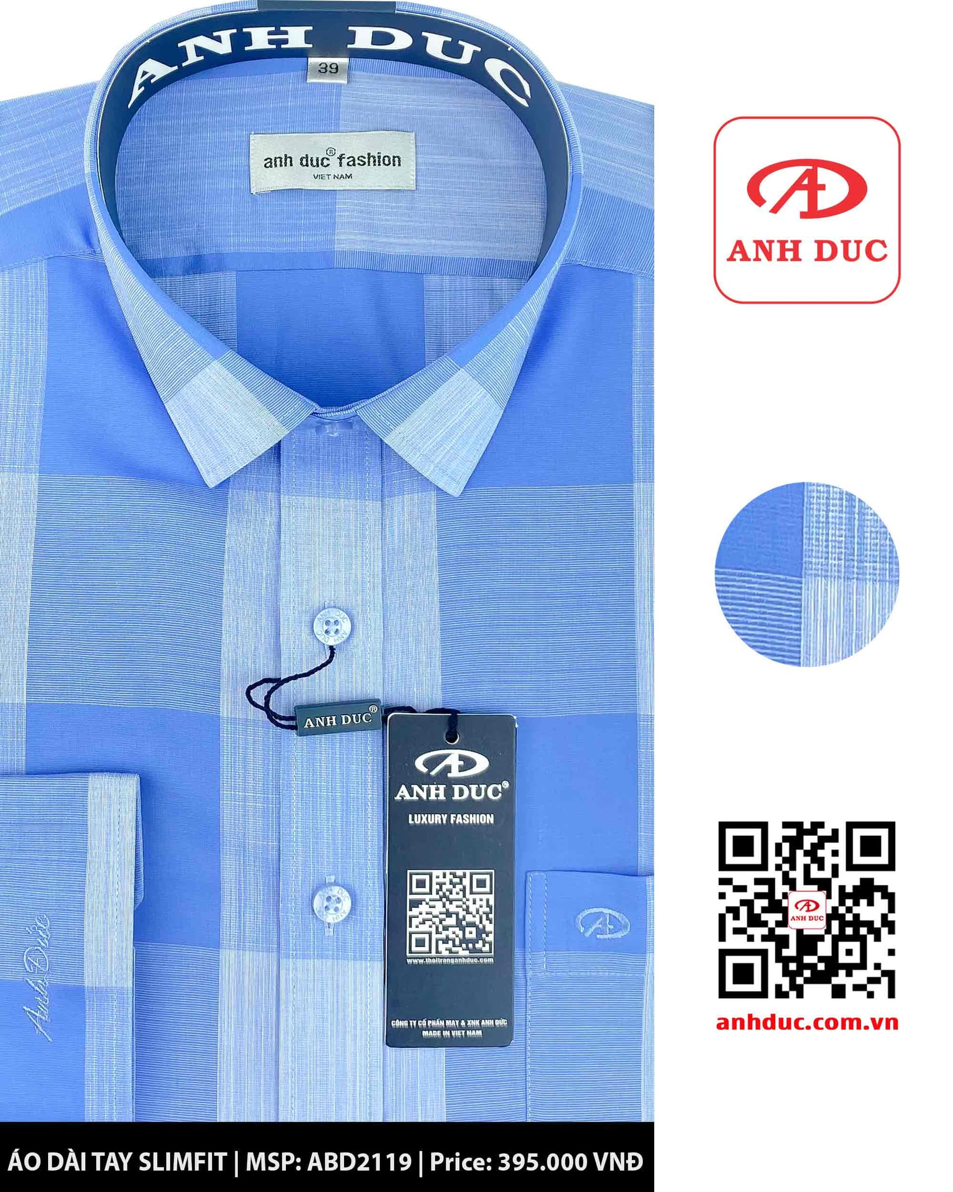 Áo Sơ Mi Dài Tay Slimfit