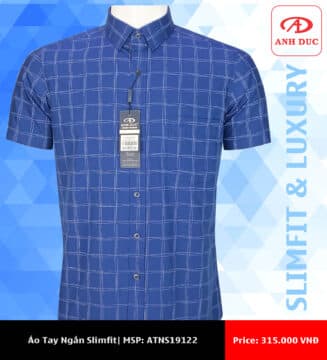 Áo Sơ Mi Tay Ngắn Slimfit