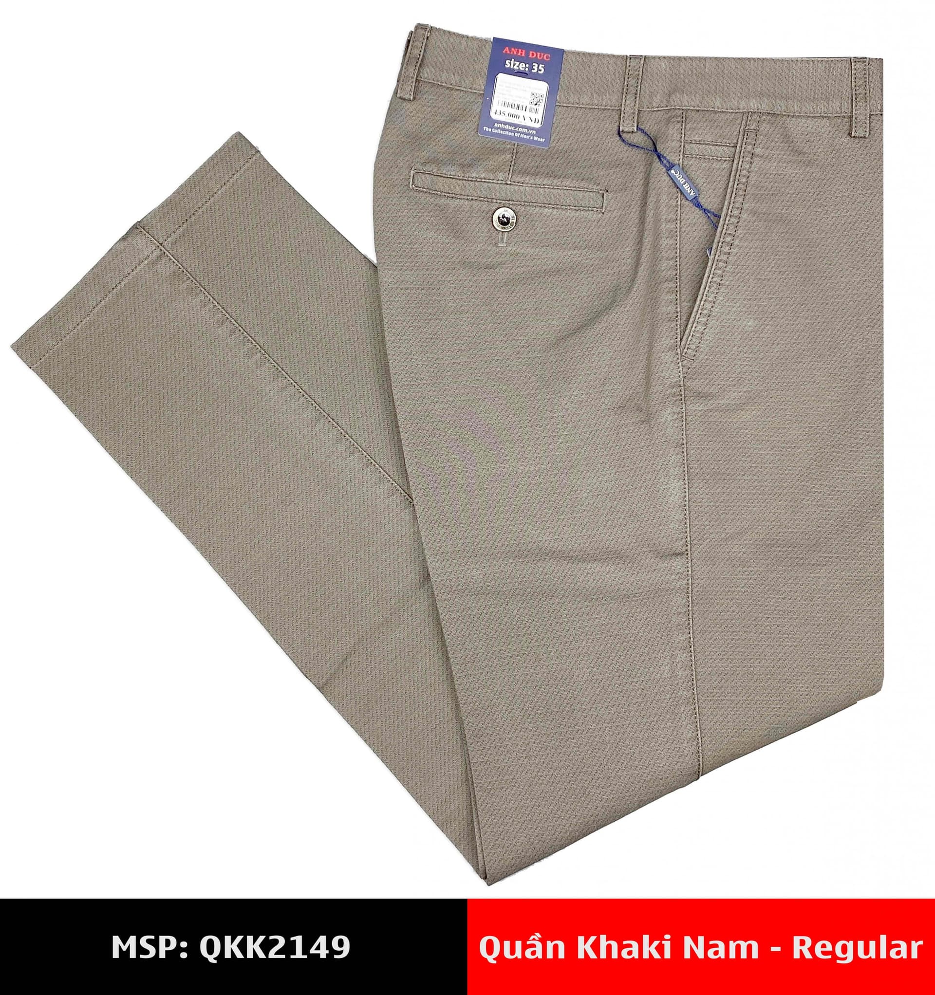 Quần Khakis Nam – Regular